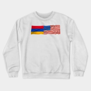 American Armenian Flag Crewneck Sweatshirt